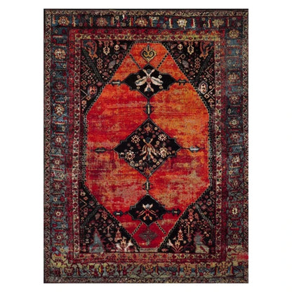 Charme marocain de luxe – Tapis de style américain pour une décoration de salon simple.