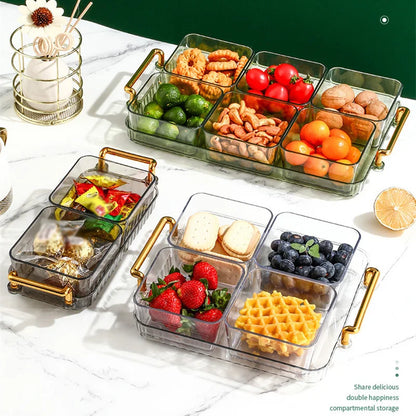 Luxury Divided Delights - Assiette de fruits secs avec plusieurs grilles