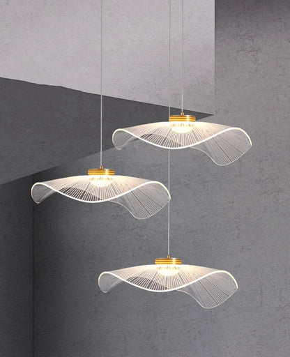 Éclairage élégant - Lampes suspendues contemporaines en cristal