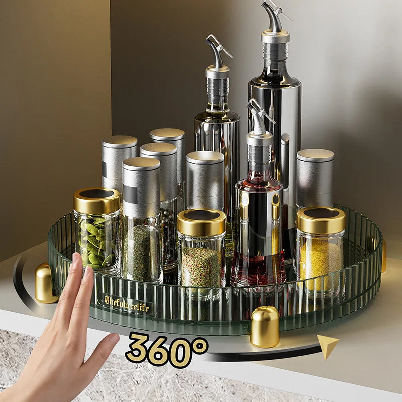 SpiceSpin - Double Layer 360° Rotating Kitchen Rack