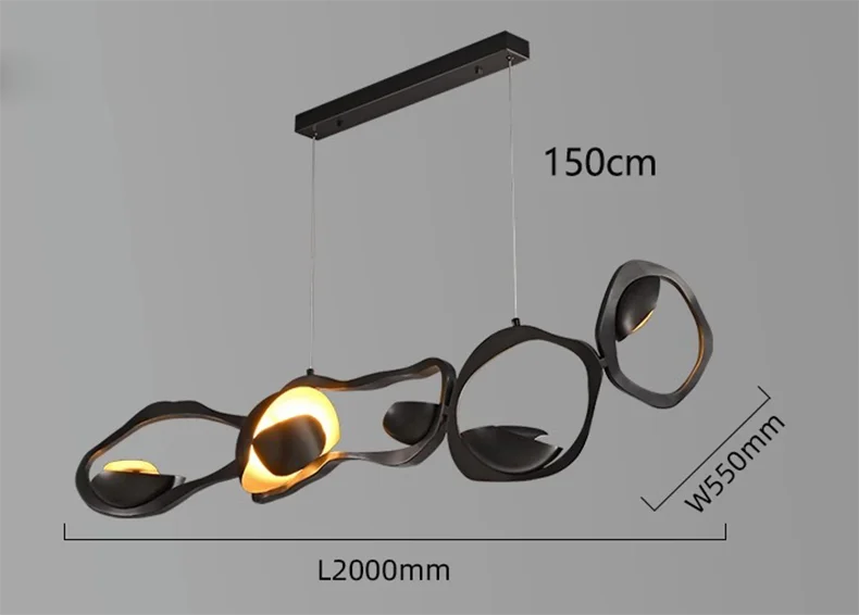 Lumina Flow - Lampes suspendues LED modernes pour espaces de vie