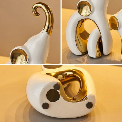 Nordic Grace - Abstract Elephant Statue for Modern Interiors