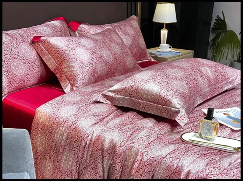 Silk Serenity - 4-Piece Mulberry Luxury Bedding Ensemble