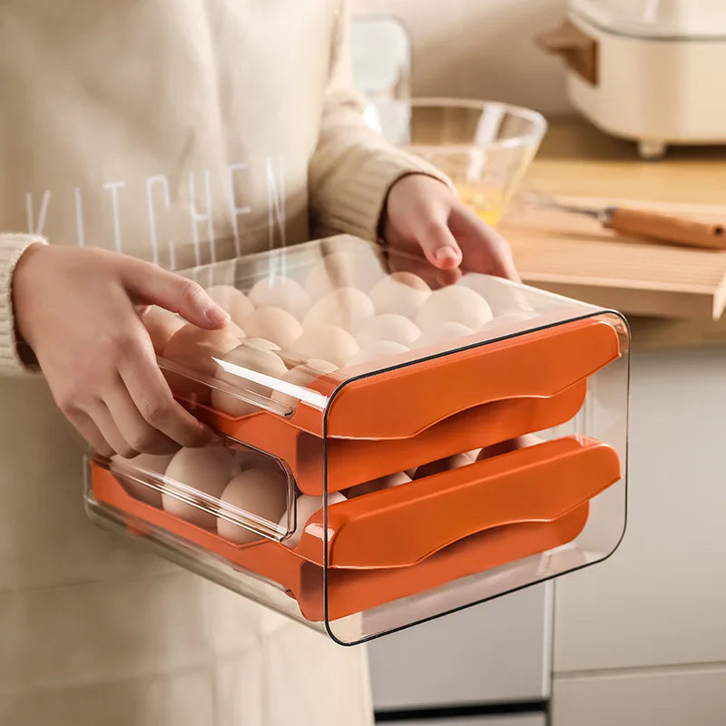 Egg Glide - Dispensador automático de huevos rodantes para frigoríficos