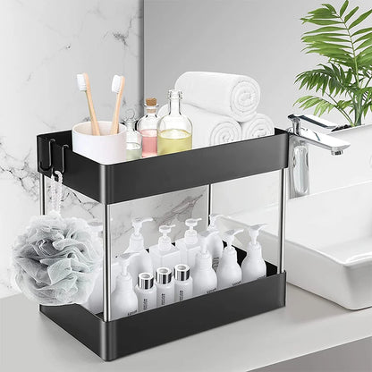 Hideaway Helper - 2-Tier Under Sink Cabinet Rack