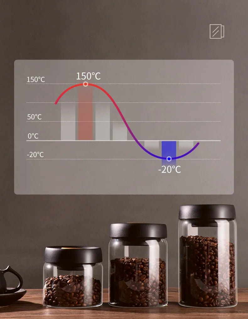 FreshLock - Pot de conservation des aliments scellé sous vide pour les essentiels de cuisine