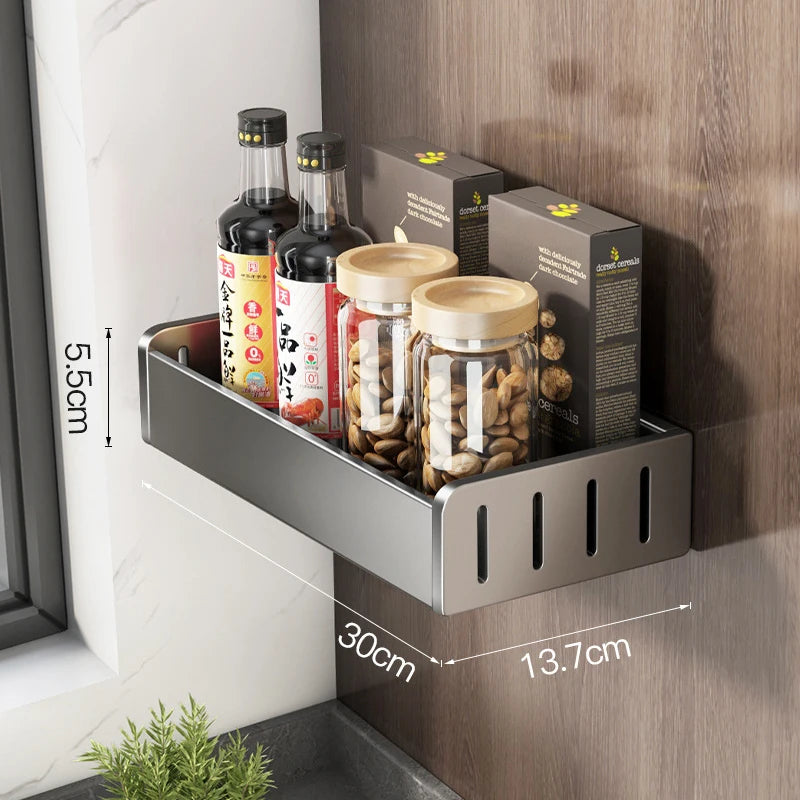 FlavorHanger Spice Rack with Hooks for Kitchen Storage CM Home Decor