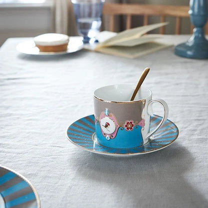 Elegancia holandesa: juego de té y café patchwork de Pip Studio