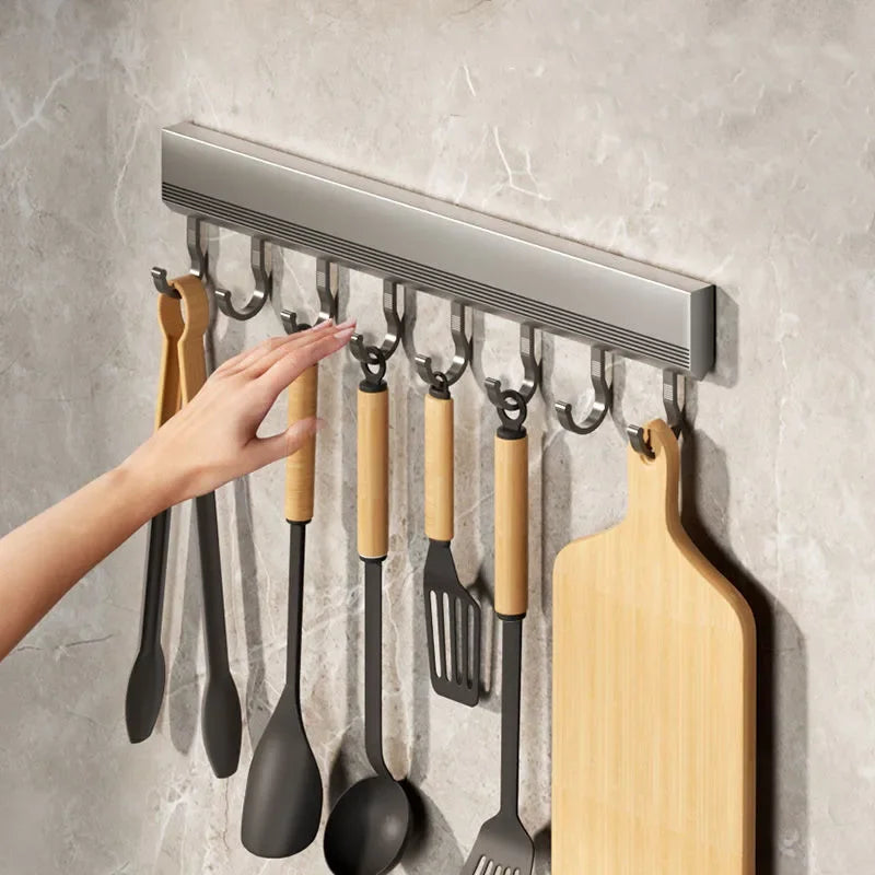 HookLine - Wall Mounted Storage for Kitchen and Bath Essentials