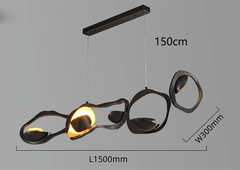 Lumina Flow - Lampes suspendues LED modernes pour espaces de vie